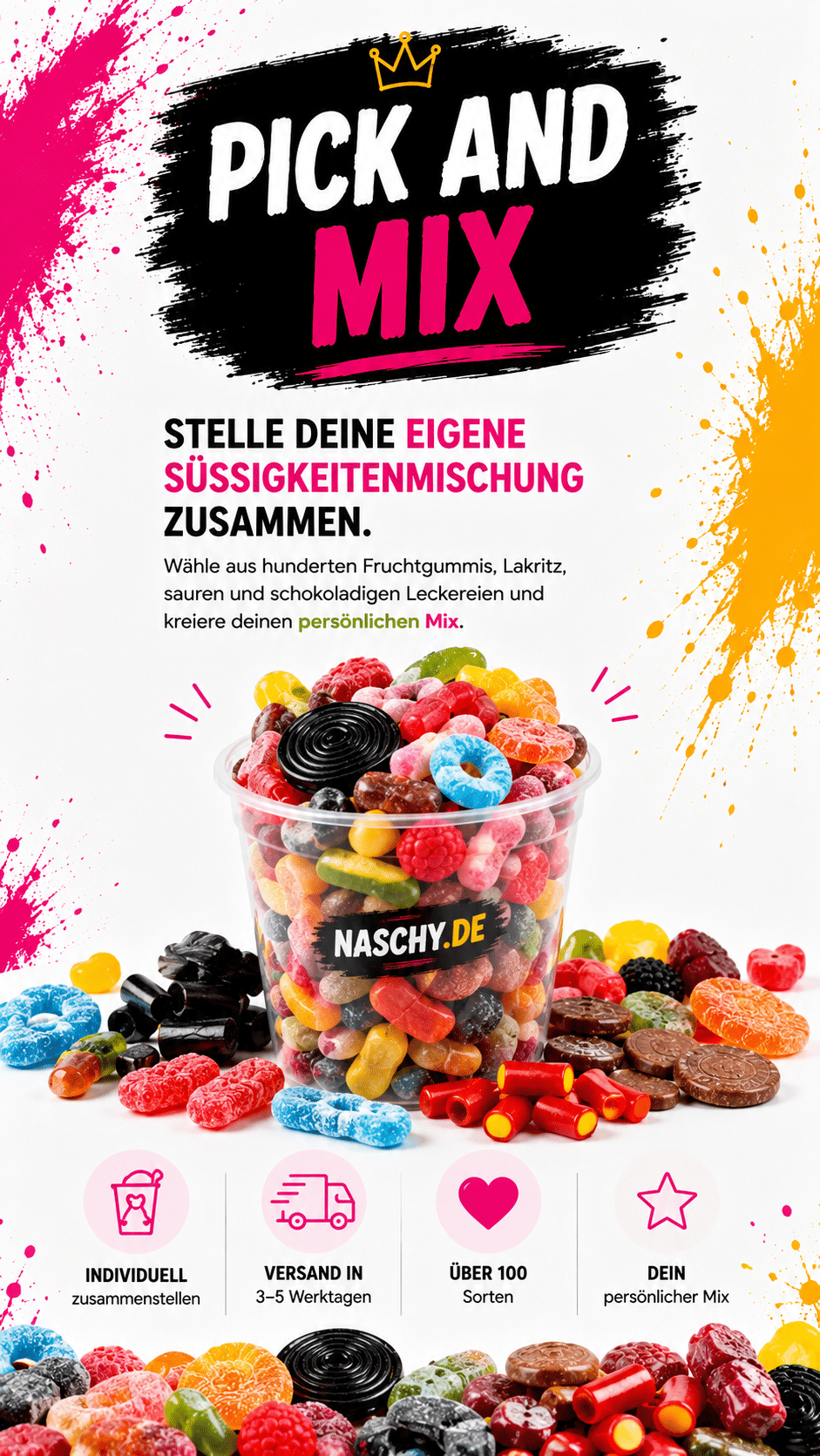 Lose Süßigkeiten